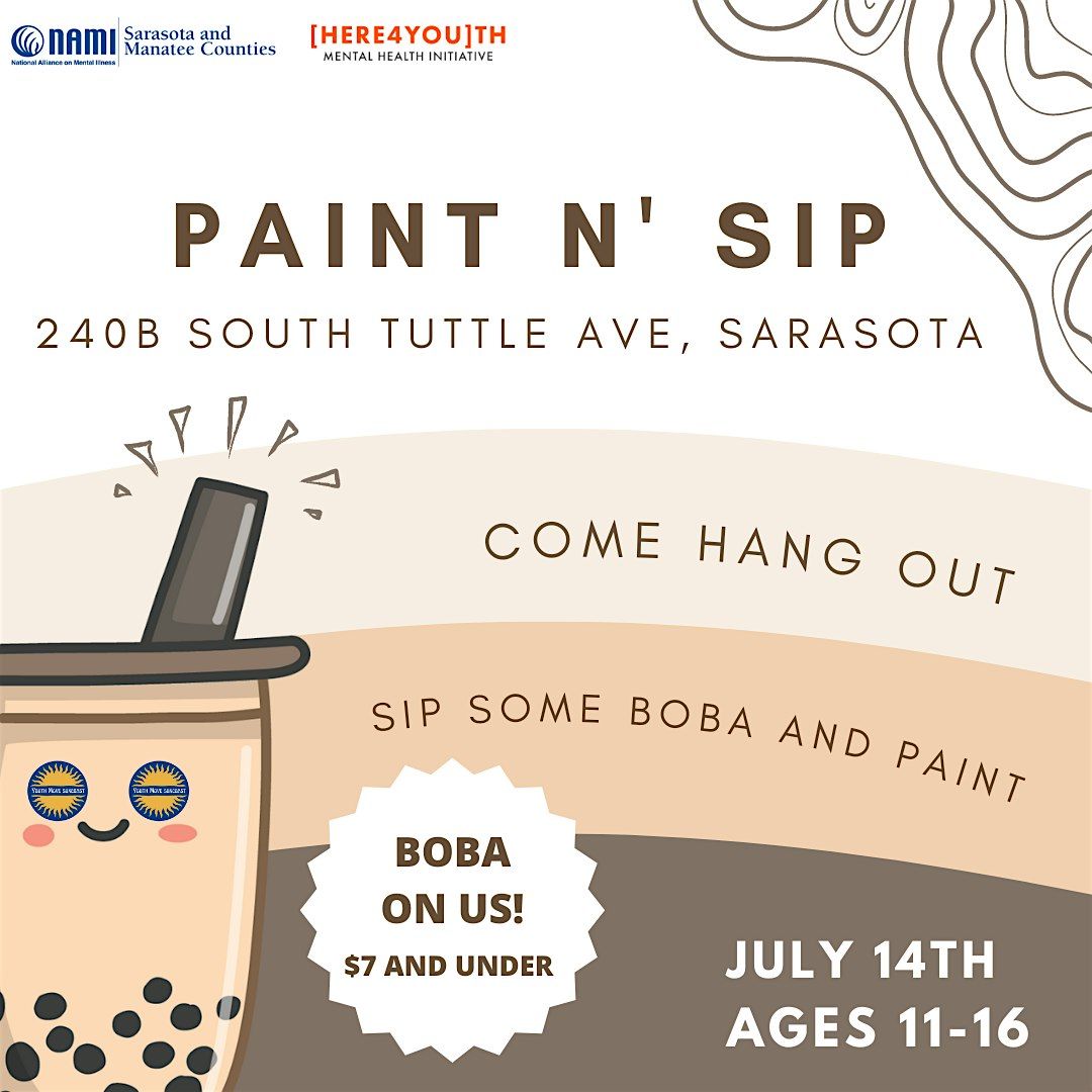 Paint and Sip Boba Tea