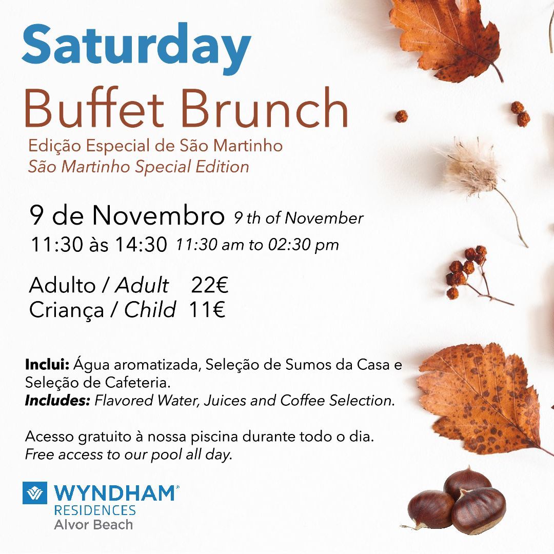 Saturday Buffet Brunch - Wyndham Alvor