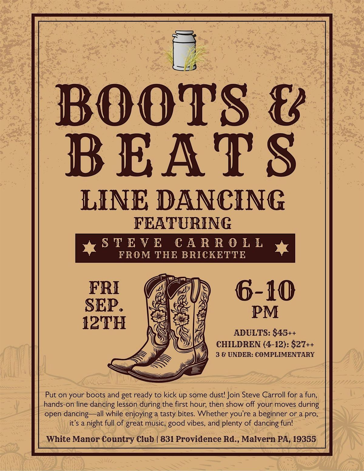 Line Dancing with Steve Carroll
