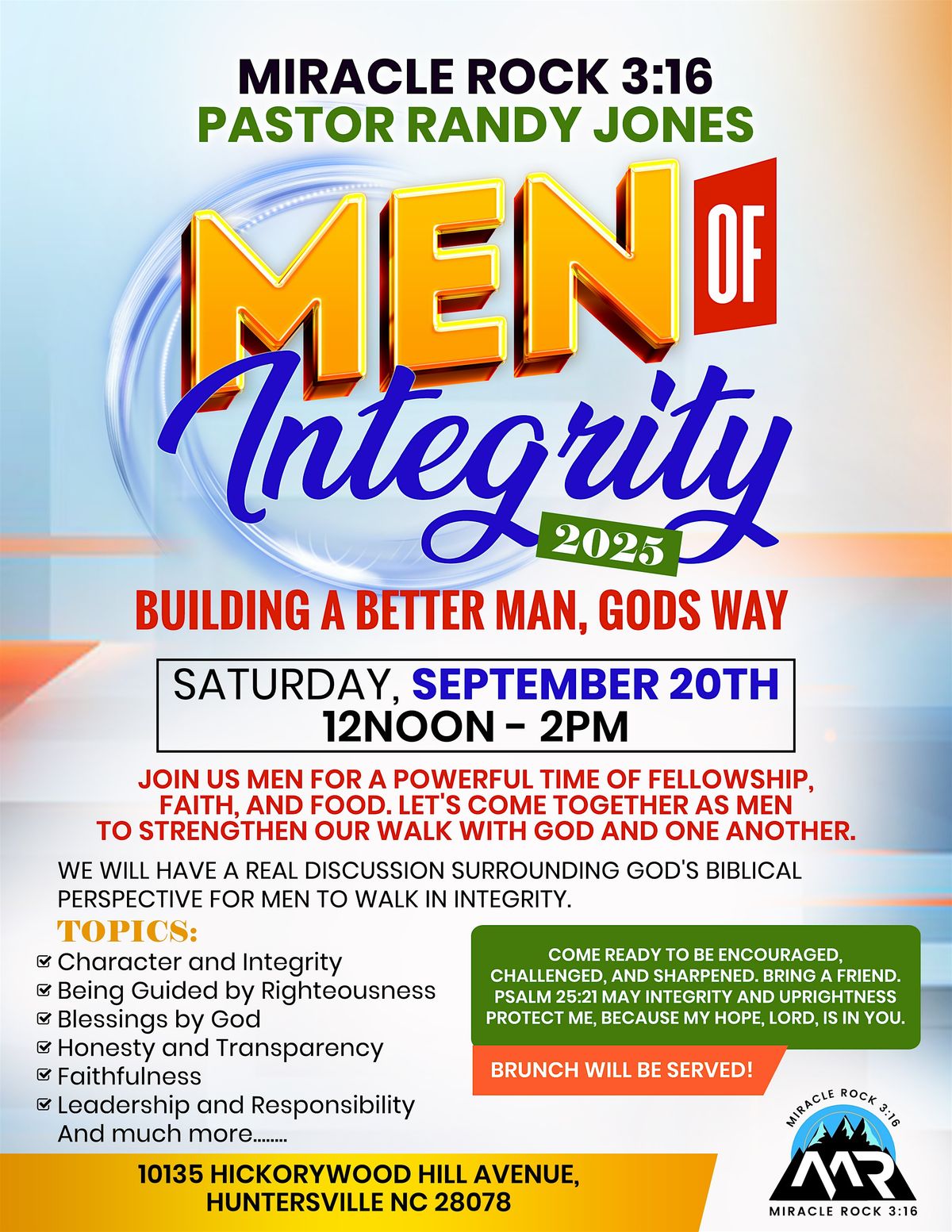 Men of Integrity 2025