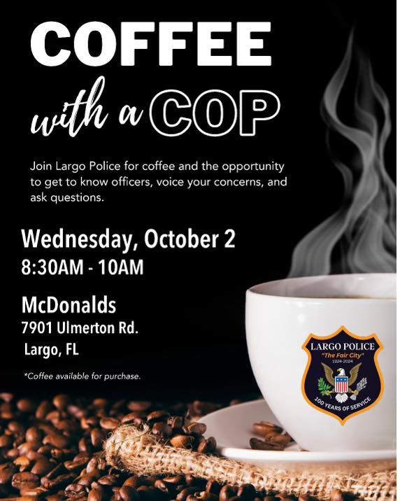 Coffee with a Cop at Largo McDonald's