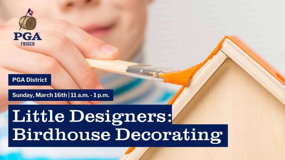 Little Designers in The District: Birdhouse Decorating