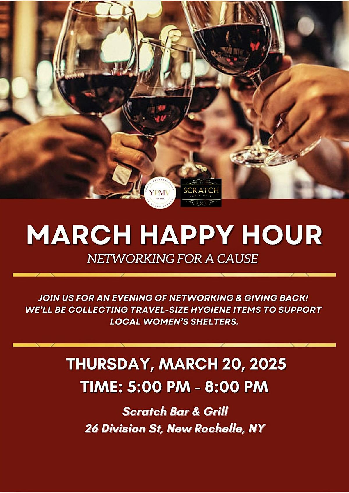 March Happy Hour: Networking for a Cause