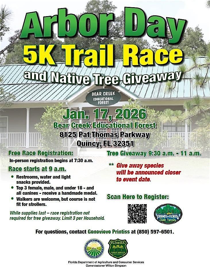 4th Annual Arbor Day 5K and Native Tree Giveaway