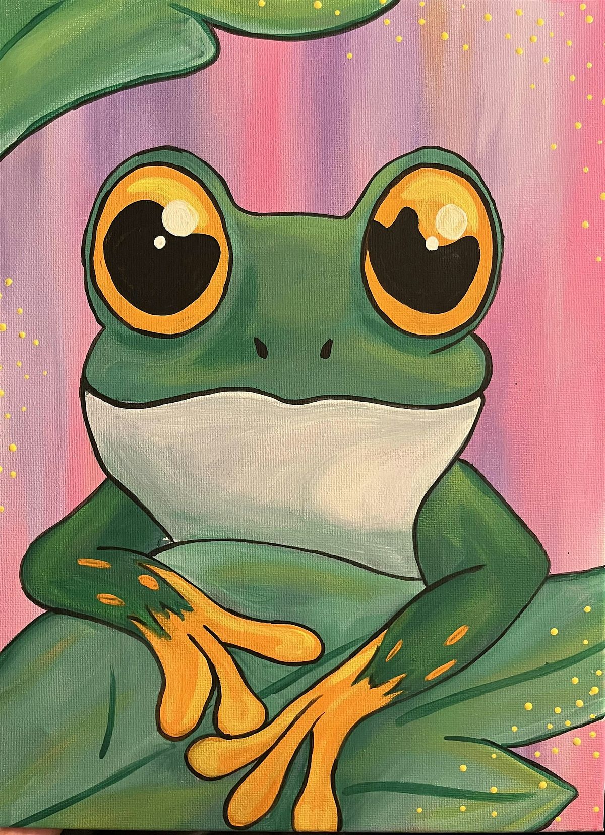 Let's Paint! Tree Frog