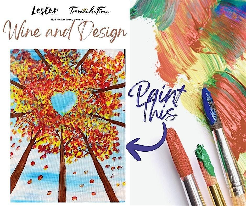 Wine & Design Sip & Paint event