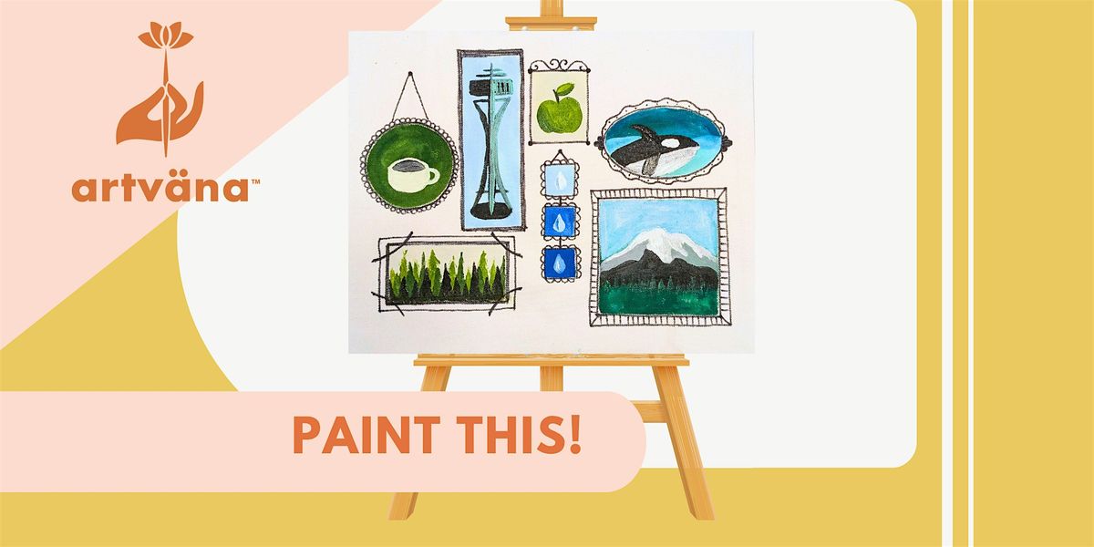 Artvana Paint & Sip art class at Top Rung Brewing Lacey September 2025
