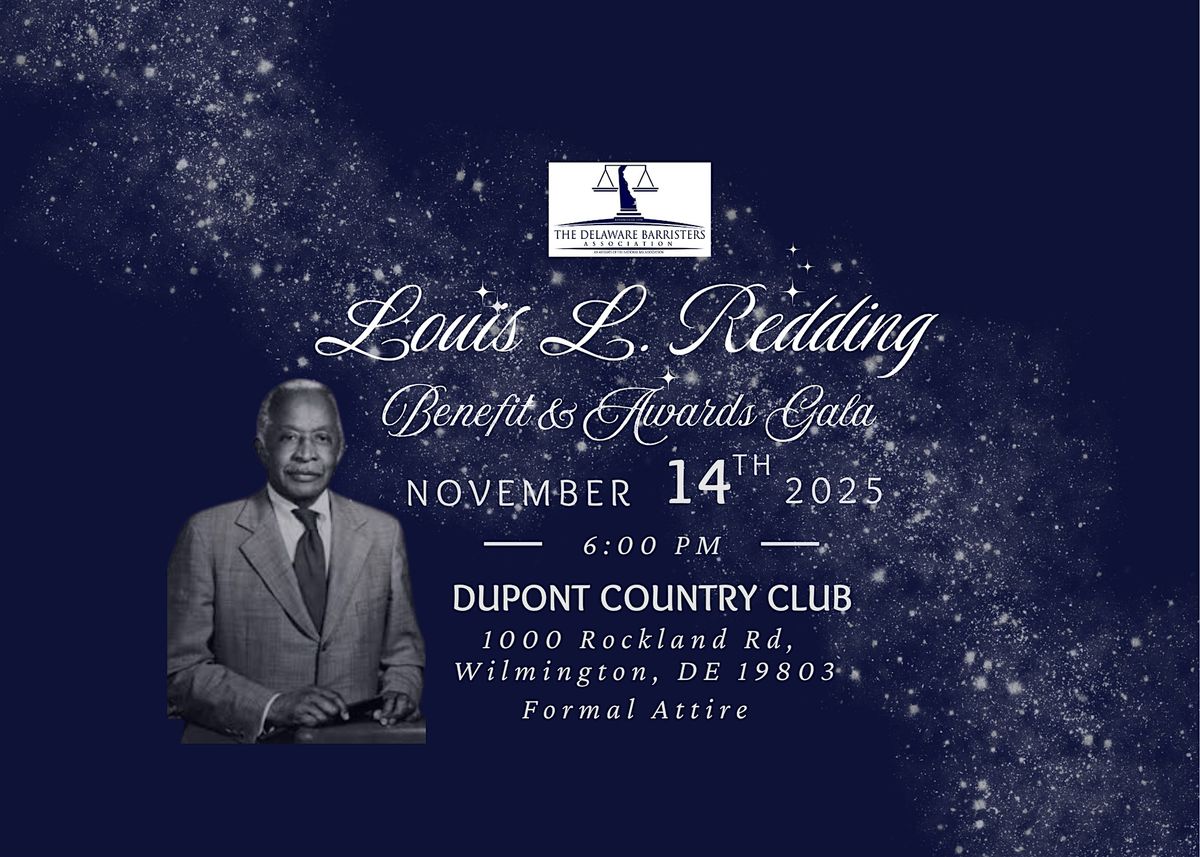 2025 Louis L. Redding Benefit & Awards Gala