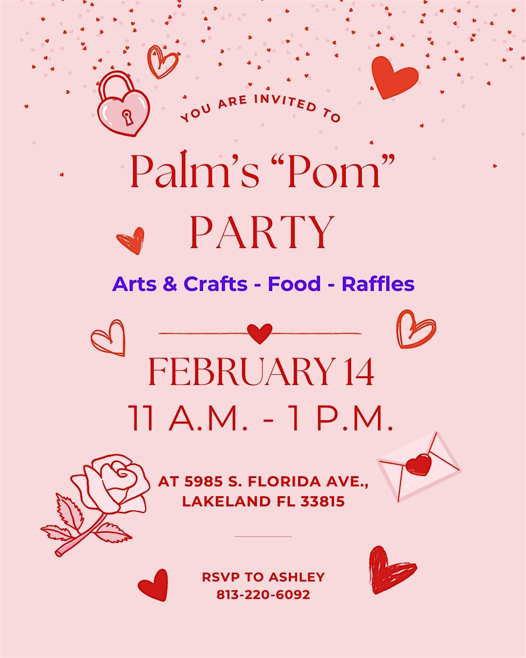 Valentine's Day "Pom Party" at Palm Medical Centers