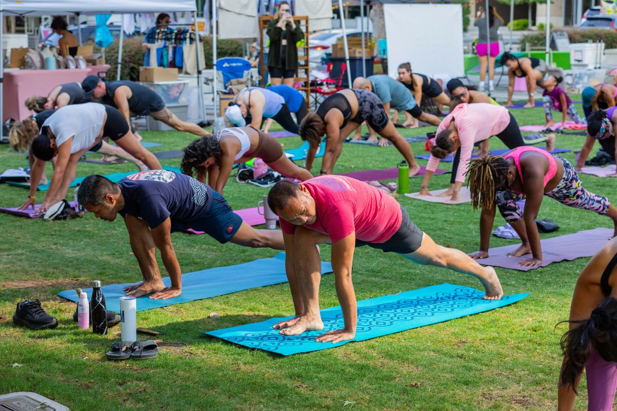 Yoga with Stefanie powered by Yena at Klyde Warren Park