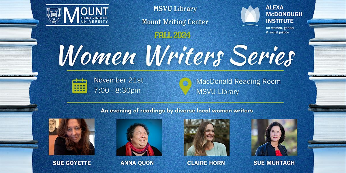 Fall Women Writers Series Literary Salon