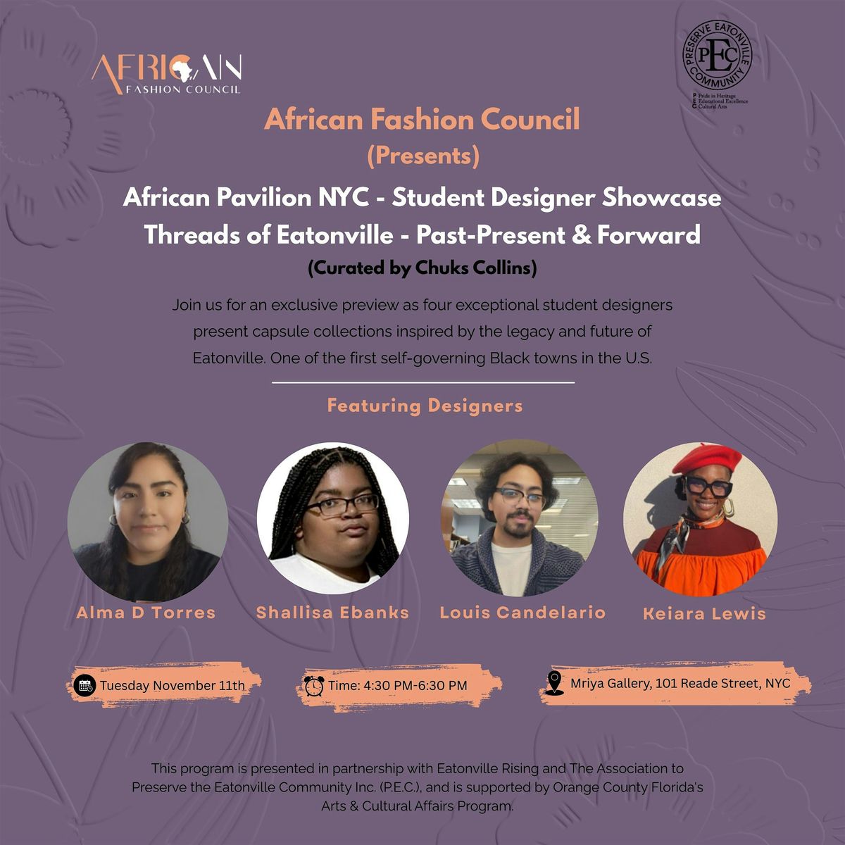 African Pavilion NYC - Student Designer Showcase