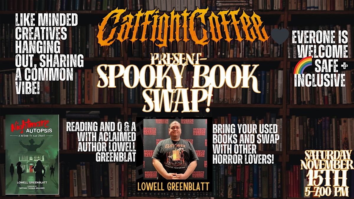 Spooky Book Swap with Lowell Greenblatt