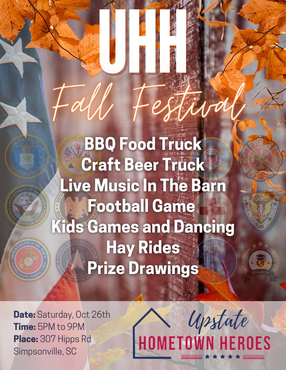 Upstate Hometown Heroes- FALL FESTIVAL!