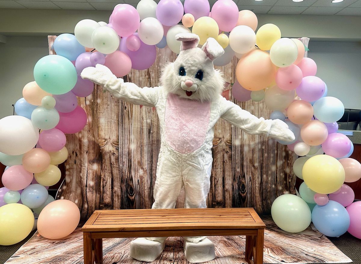 Easter Bunny Visit at Town Hall