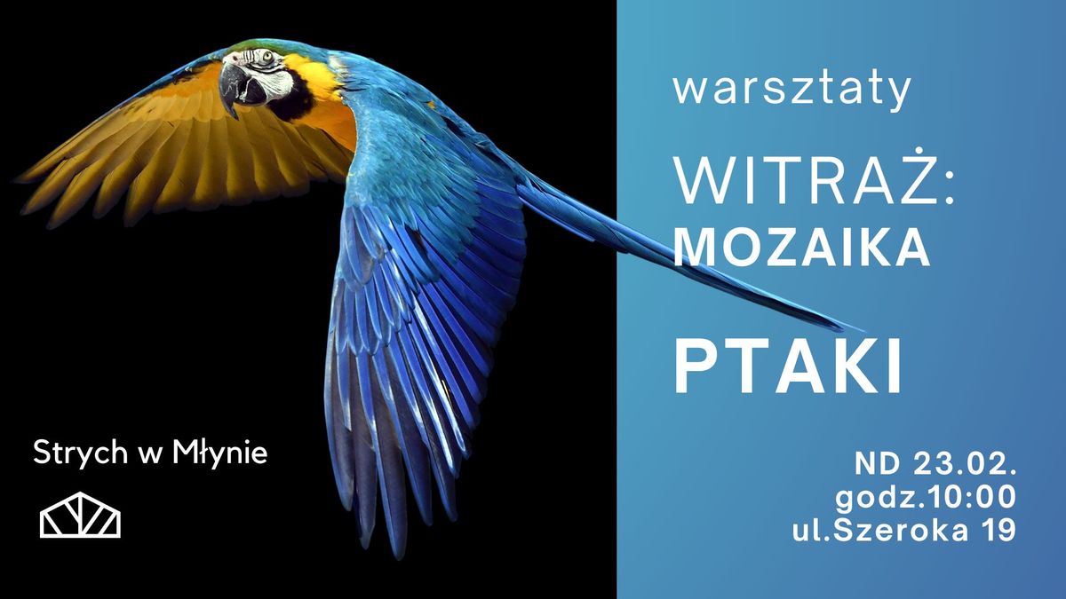 Warsztaty tworzenia witra\u017cy: mozaika - ptaki