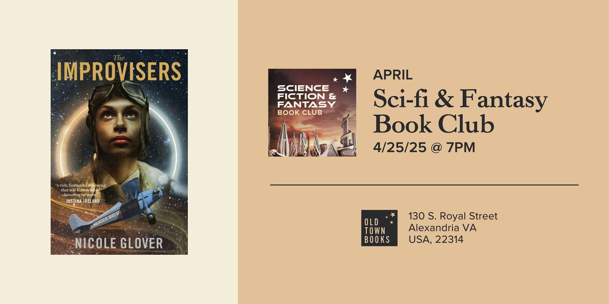 April SciFi & Fantasy Book Club: The Improvisers