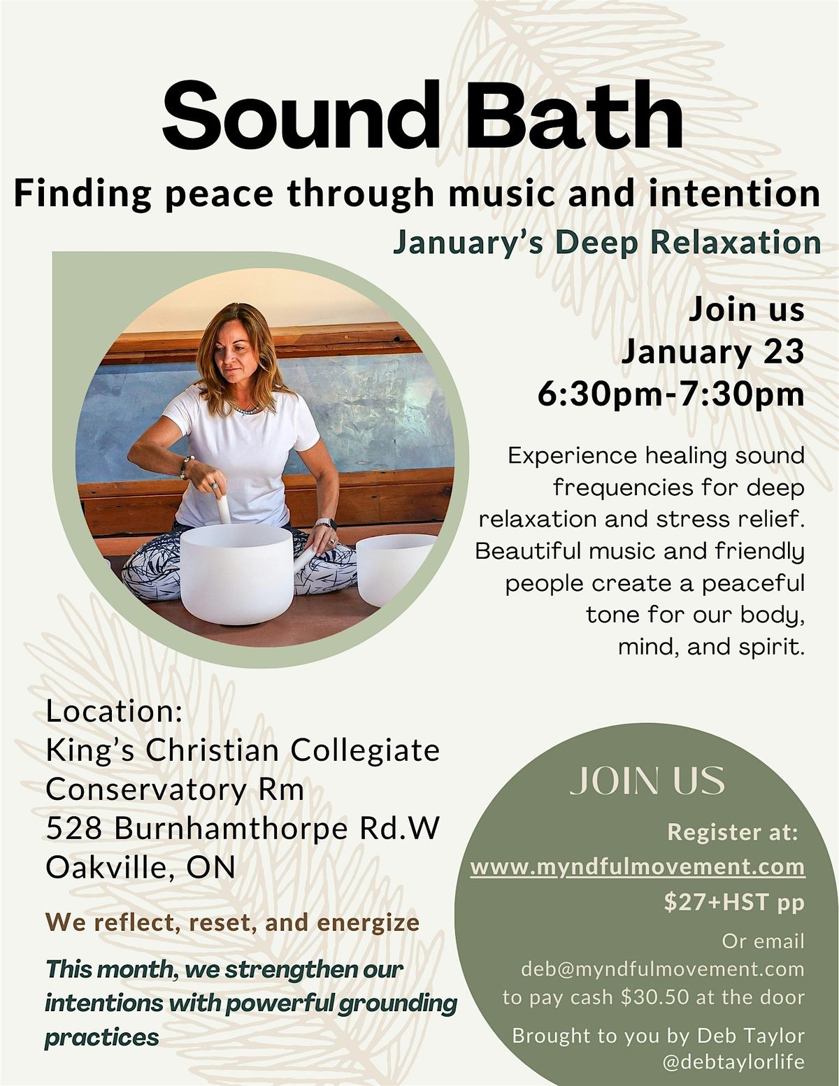 Sound Bath in January for Deep Relaxation