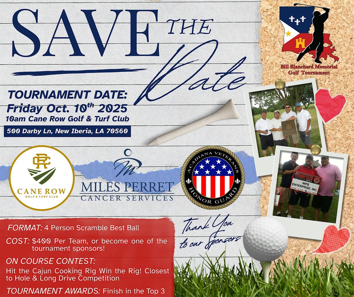 2025 Bill Blanchard Memorial Golf Tournament