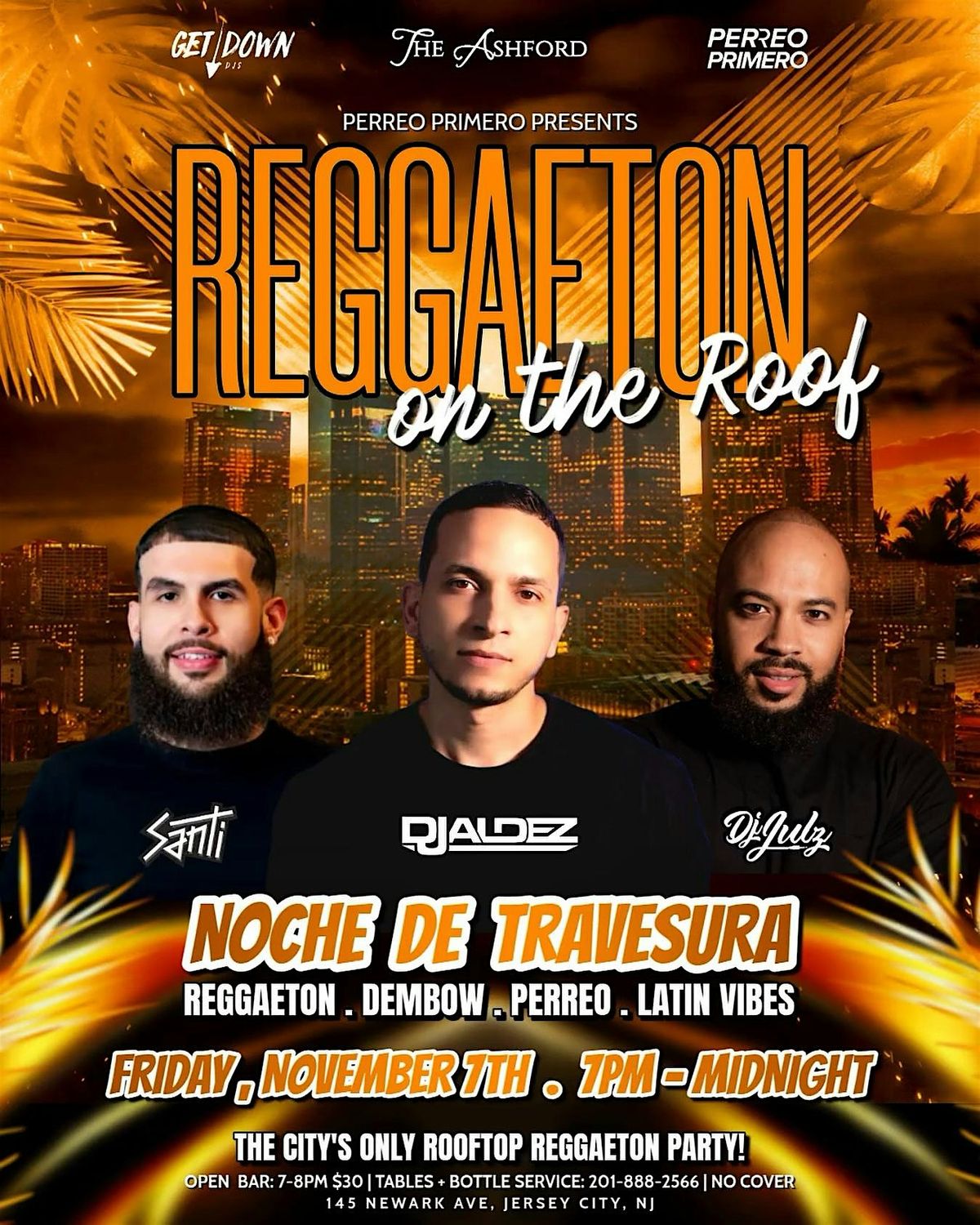 REGGAETON ON THE ROOF @ THE ASHFORD