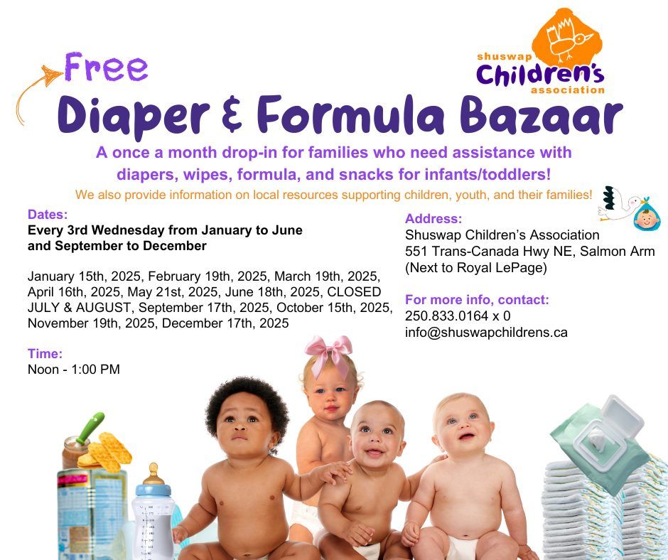 FREE Diaper & Formula Bazaar