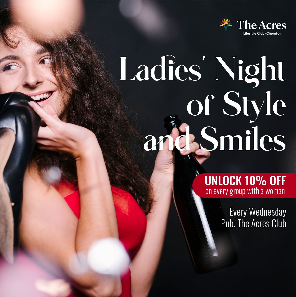 Join us for Ladies Night:-\ud83d\udc6f\u200d\u2640\ufe0f 10% Off every wednesday for all groups with a women.