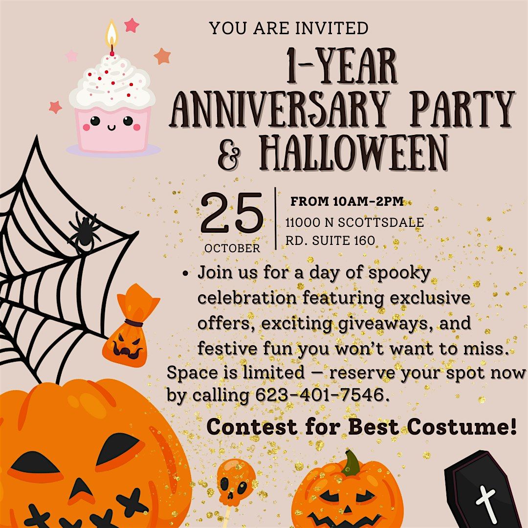 One Year Anniversary Party and Halloween Fun