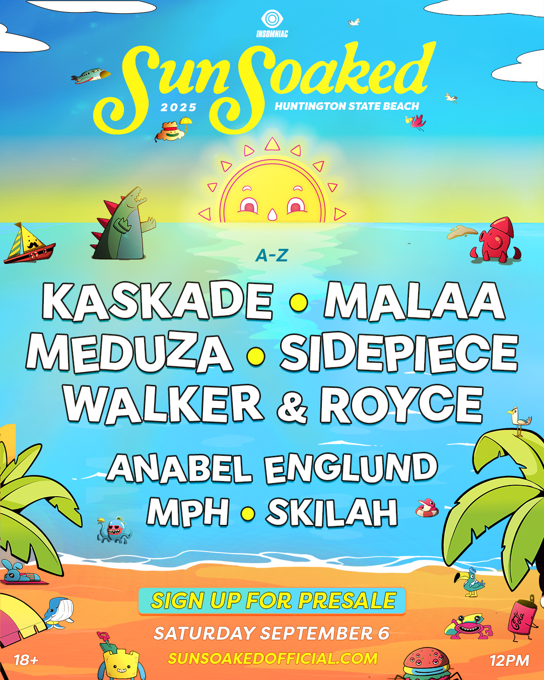 Sun Soaked Music Festival - Kaskade, Malaa, Meduza at Huntington State Beach