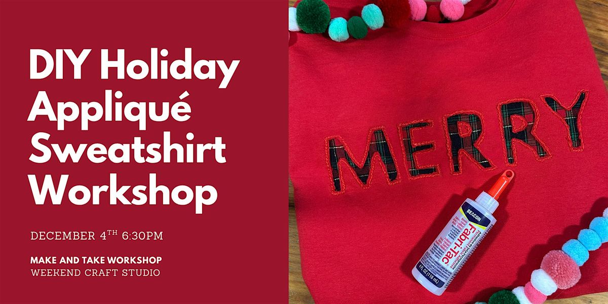 Holiday Reverse Appliqu\u00e9 Sweatshirts