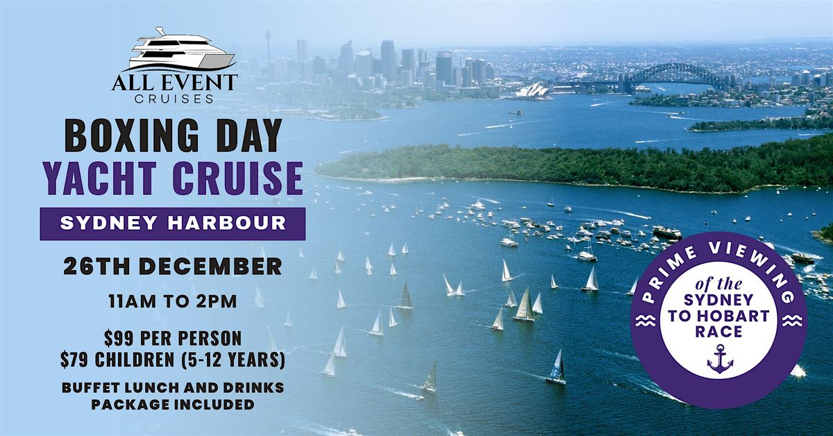 Boxing Day Yacht Cruise on Sydney Harbour