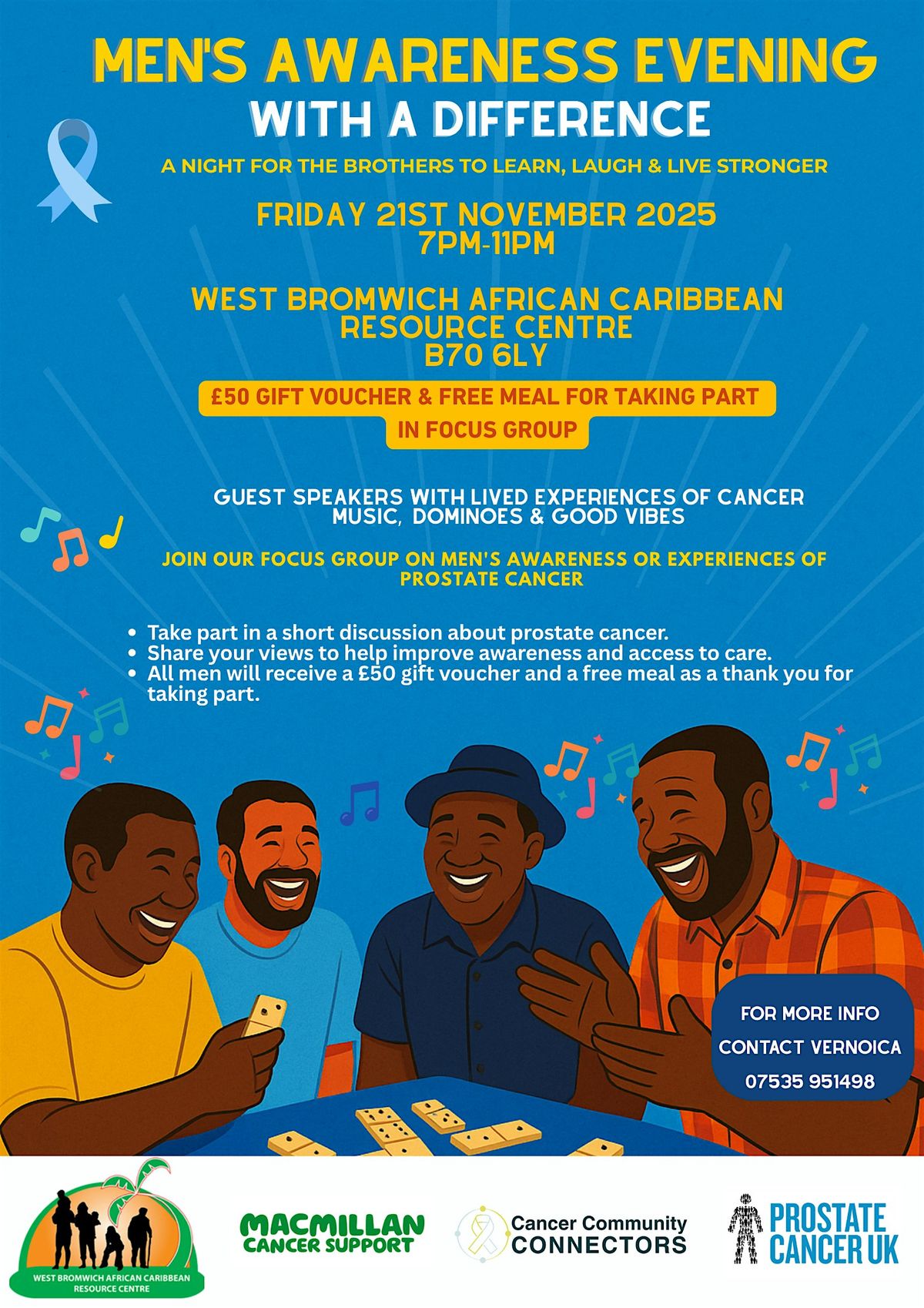 Men\u2019s Prostate Cancer Awareness Evening \u2013 With a Difference