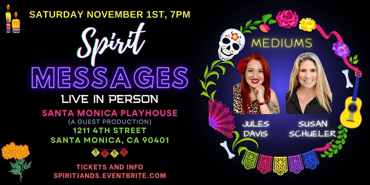 Evening of Spirit Messages with Mediums Jules Davis and Susan Schueler