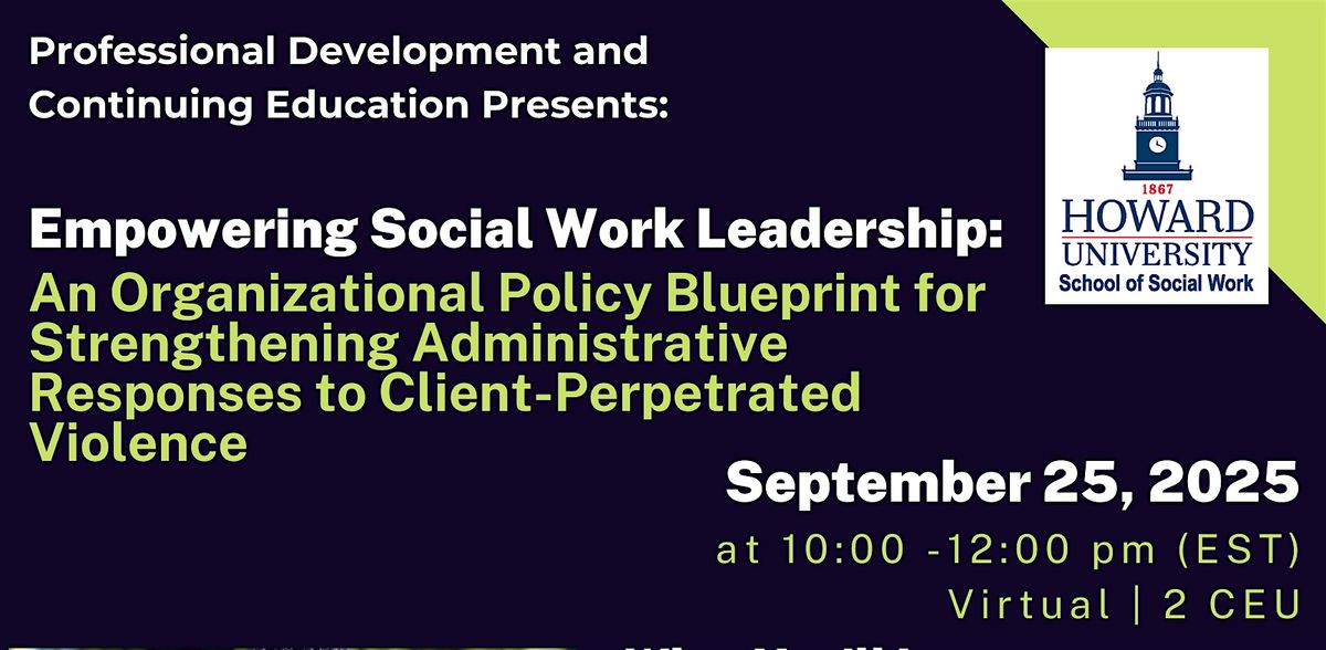 Strengthening Administrative Responses to Client-Perpetrated Violence