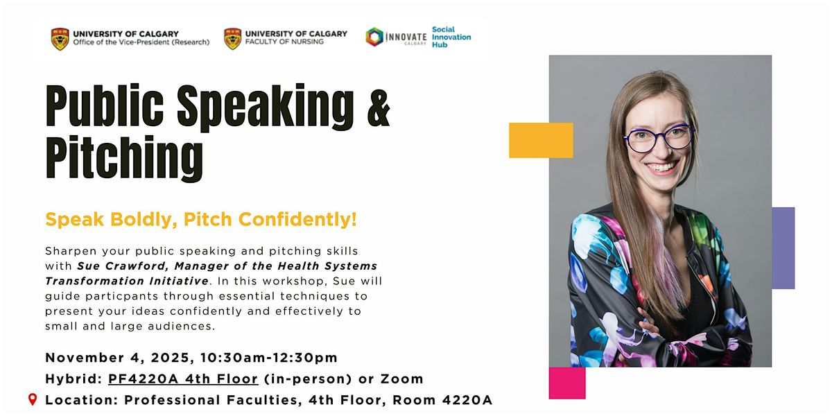 Public Speaking and Pitching