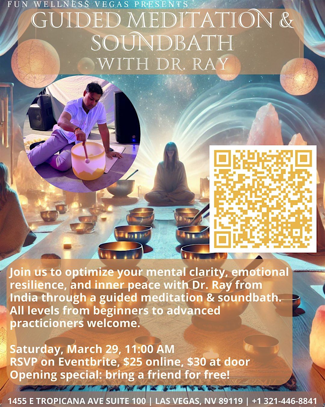 Guided Meditation & Soundbath with Dr. Ray