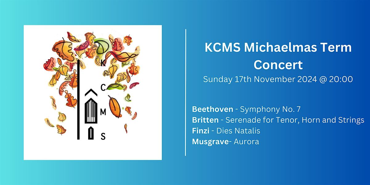 KCMS Michaelmas Term Concert