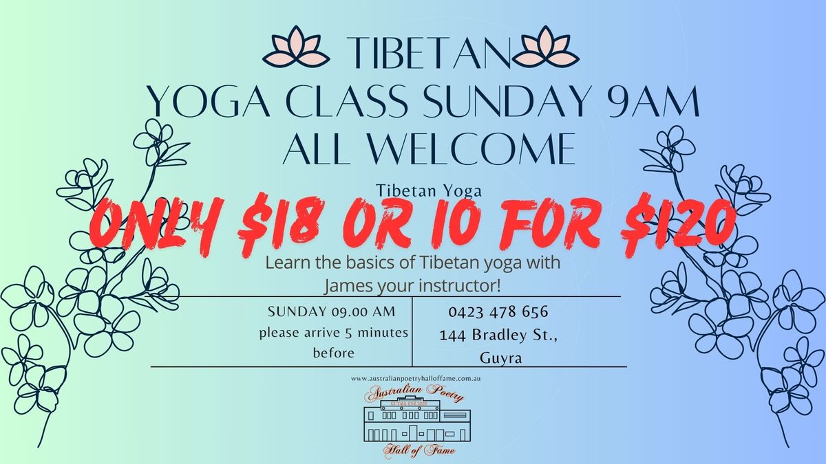 Tibetan Yoga and Meditation Class