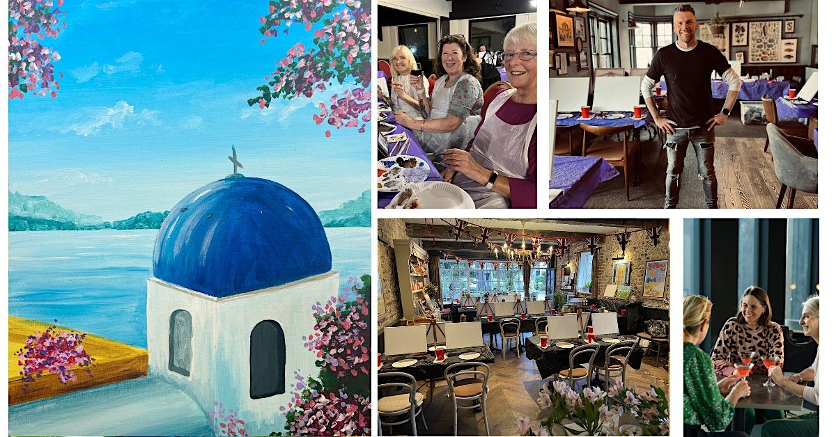 Paint Night - Worthing - 'Santorini'