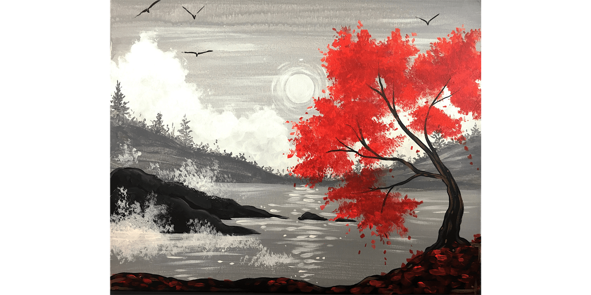 Fire and Mist - Paint and Sip in Houston | Classpop!\u2122