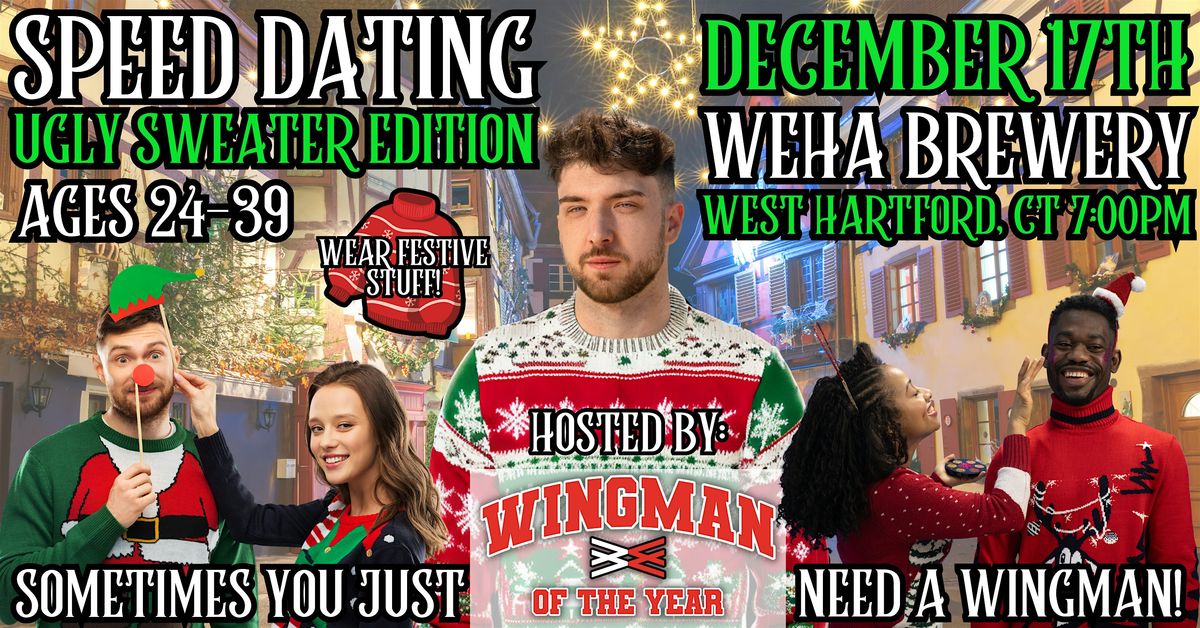 Speed Dating Wingman Of The Year: West Hartford, CT [Ugly Sweater Edition]
