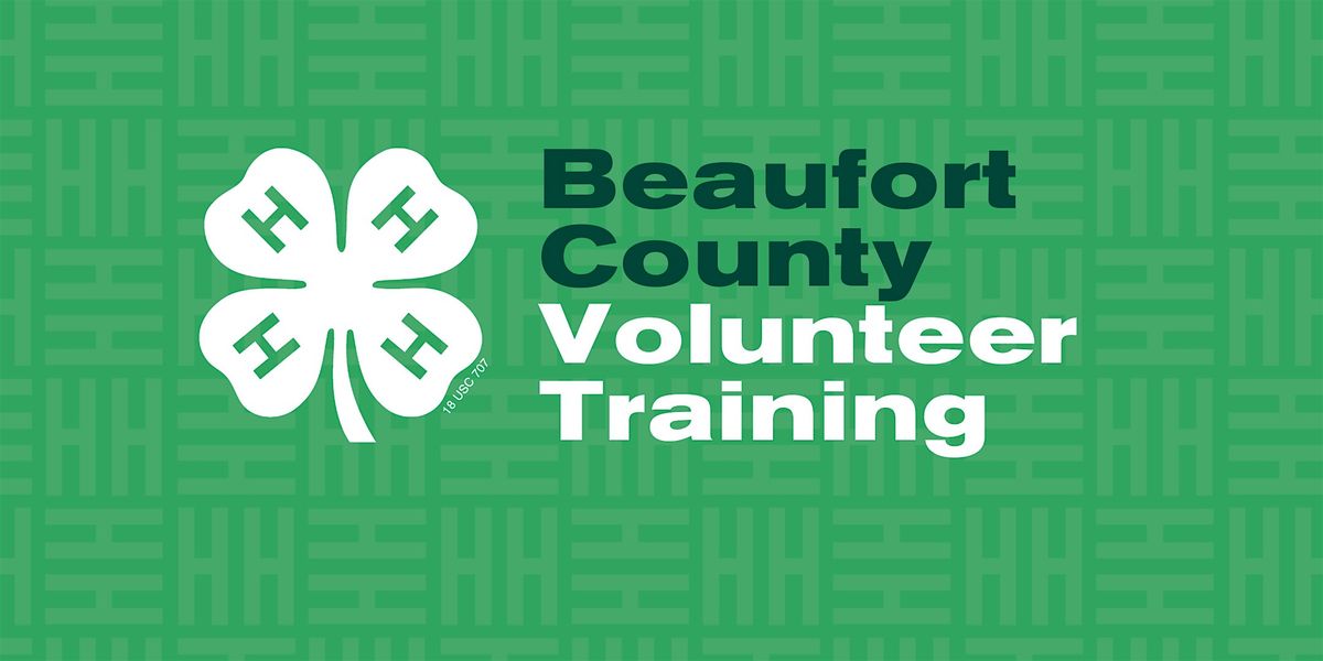 Beaufort County 4-H Volunteer Training