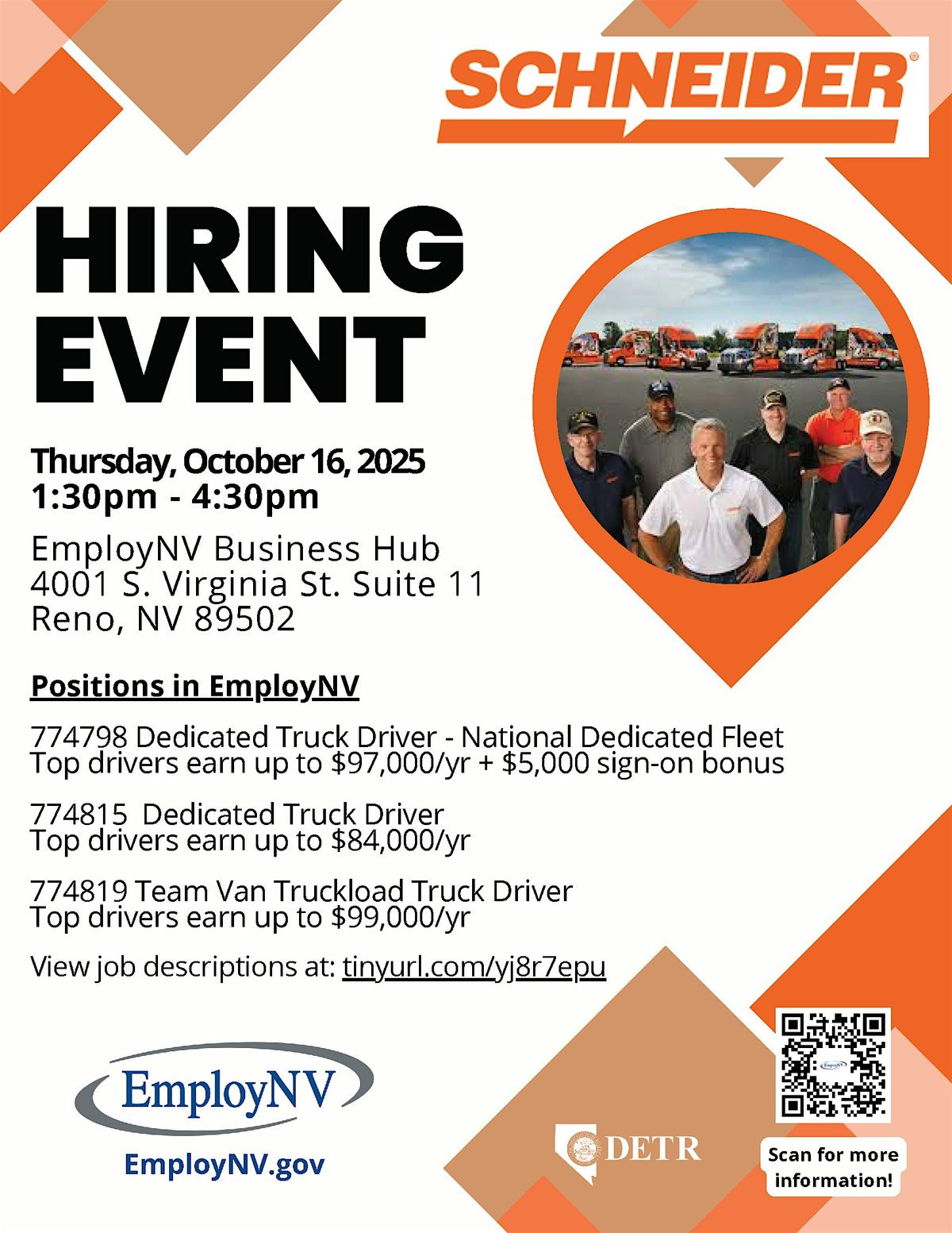 Schneider National Carrier Hiring Event
