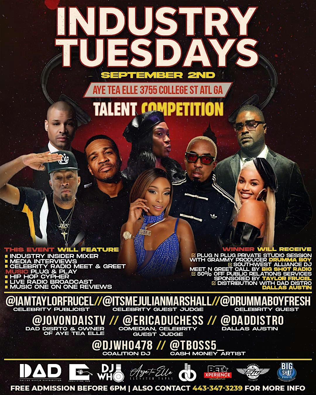 INDUSTRY TUESDAY - RSVPS ONLY