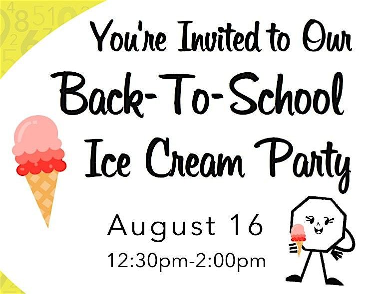 Back-to-School Ice Cream Party