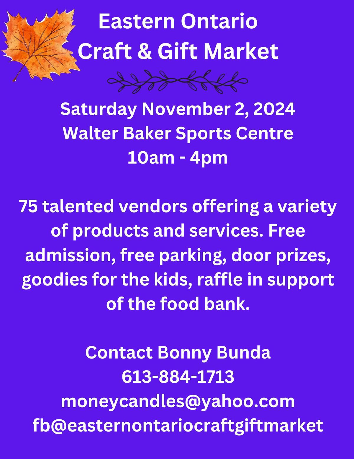 Eastern Ontario Craft & Gift Market