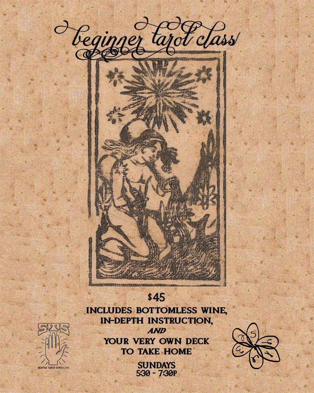 TAROT & WINE (includes your own deck to take home) - 21+