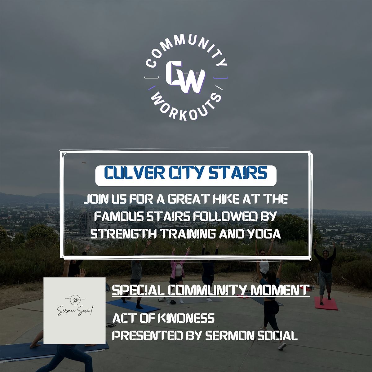 August Community Workout: Culver City Stairs