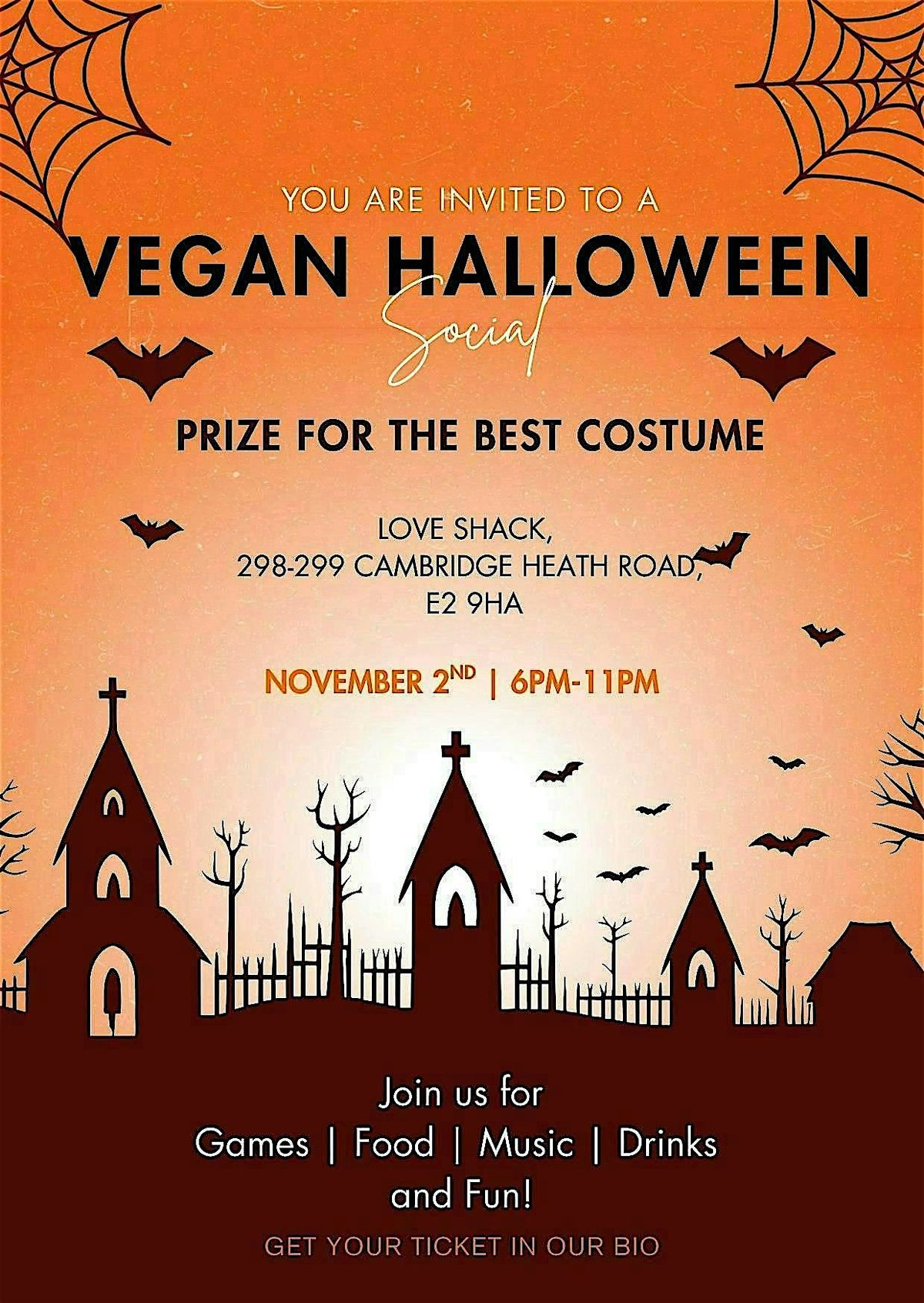 A Vegan Halloween Social