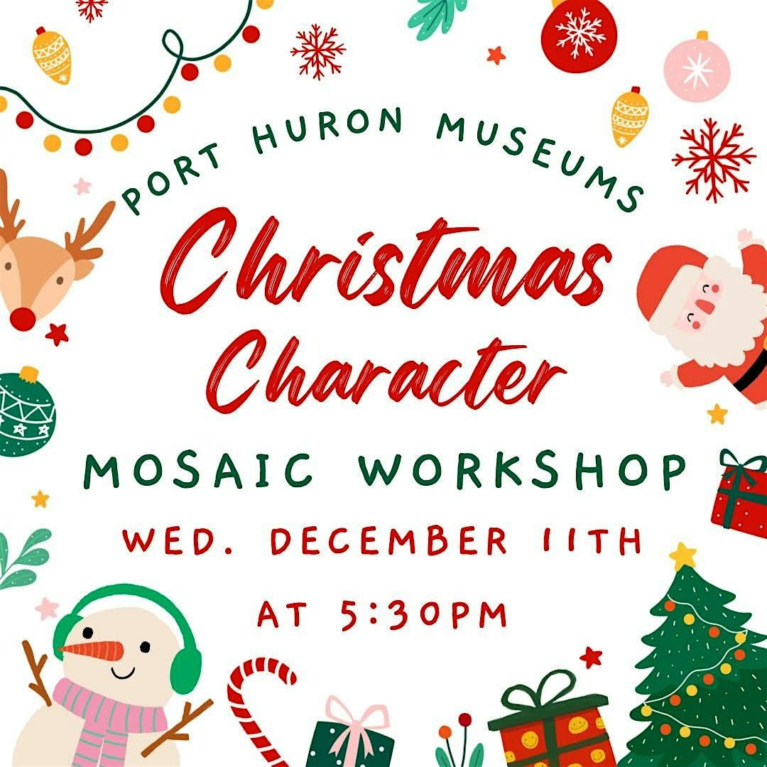 Christmas Characters Mosaic Workshop with Ren Sontsmann