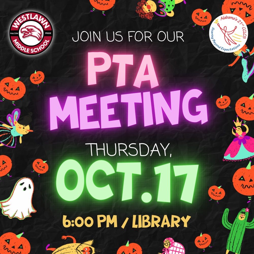 October PTA Meeting